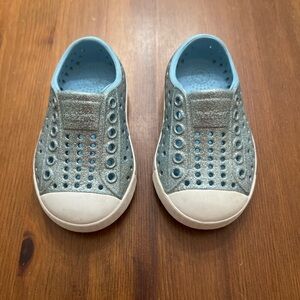Native Shoes Kids Blue and Gray Sneakers
